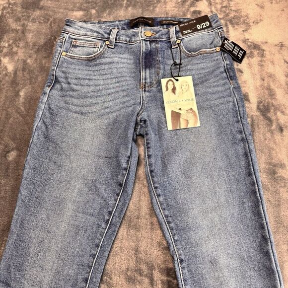 KENDALL + KYLIE Sz 9/29 The Ultra Babe Skinny Jeans Light Blue Wash Mid-Rise - Picture 5 of 13